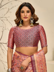 Printed Art Silk Saree