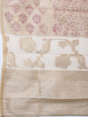 Printed Cotton Blend Ustitched Suit With Pant & Dupatta