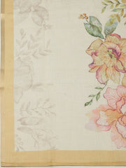 Printed Tissue Unstitched Suit With Pant & Dupatta