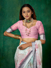 Printed Georgette Saree