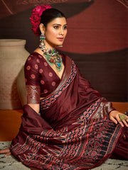 Zari Border Art Silk Saree