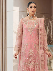 Embroidered Organza Semi Stitched Suit