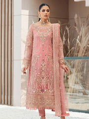 Embroidered Organza Semi Stitched Suit