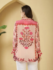Printed Crepe Kurta
