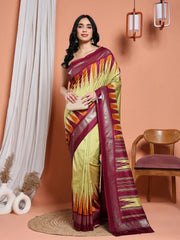 Digital Printed Art Silk Saree