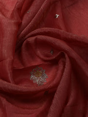 Woven Design Tissue Unstitched Suit With Dupatta