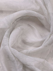 Embroidered Linen Blend Unstitched Suit With Pant & Dupatta