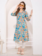 Printed Cotton Kurta