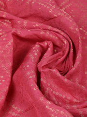 Embroidered Chanderi Mehndi Unstitched Suit With Pant & Dupatta