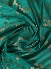 Woven Design Chanderi Unstitched Suit With Pant & Dupatta