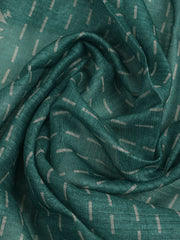 Printed Chanderi Unstitched Suit With Pant & Dupatta