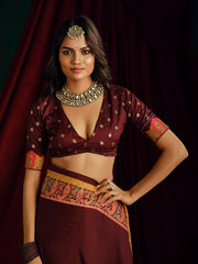 Plain Art Silk Saree