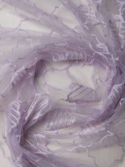 Embroidered Chanderi Unstitched Suit With Pant & Dupatta