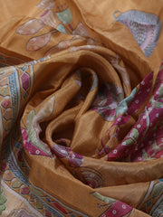 Woven Tissue Unstitched Suit With Dupatta