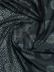 Printed Cotton Blend Unstitched Suit With Dupatta