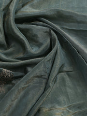 Embroidered Tissue Unstitched Suit With Dupatta