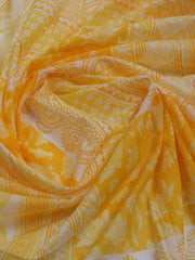 Printed Cotton Blend Unstitched Suit With Dupatta