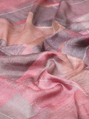 Digital Printed Handloom Woven Saree