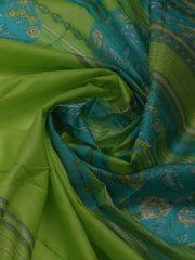 Printed Cotton Blend Unstitched Suit With Dupatta