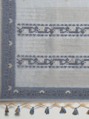 Woven Border Booti Art Silk Saree