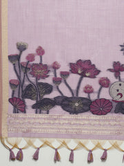 Woven Border Booti Art Silk Saree