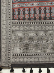 Abstract Print Art Silk Handloom Saree