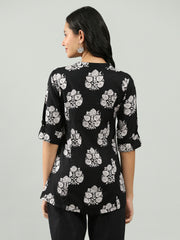 Printed Cotton Blend Shirt