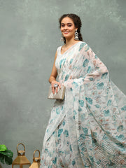 Digital Printed Georgette Saree