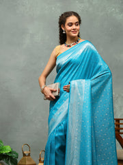 Woven Border Art Silk Saree