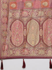 Zari Border Booti Georgette Saree