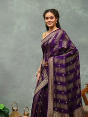 Woven Border Tissue Saree