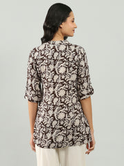 Printed Cotton Blend Shirt