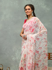 Digital Printed Georgette Saree