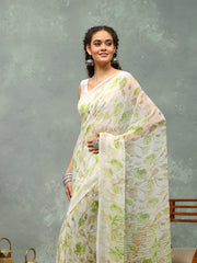 Digital Printed Georgette Saree