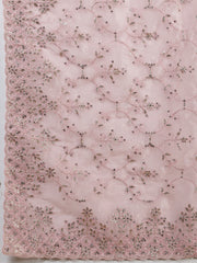 Stone Embroidery Organza Saree