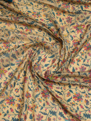 Printed Cotton Blend Unstitched Suit With Dupatta