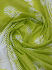 Printed Cotton Blend Unstitched Suit With Dupatta