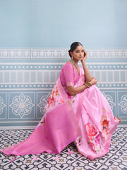 Printed Art Silk Saree