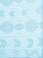 Leheriya Printed Georgette Woven Saree