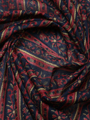 Embroidered Cotton Blend Unstitched Suit With Pant & Dupatta