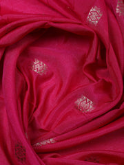 Embroidered Cotton Blend Unstitched Suit With Pant & Dupatta