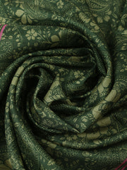 Woven Design Art Silk Unstitched Suit With Pant Dupatta