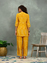 Printed Crepe Kurta With pants