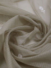 Neck Embroidered Cotton Blend Unstitched Suit With Dupatta