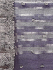 Abstract Printed Handloom Saree