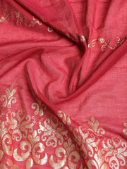 Neck Embroidered Cotton Blend Unstitched Suit With Dupatta