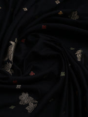 Pashmina Woven Design Unstitched Kurta With Pant & Dupatta