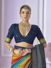 Digital Printed Art Silk Saree