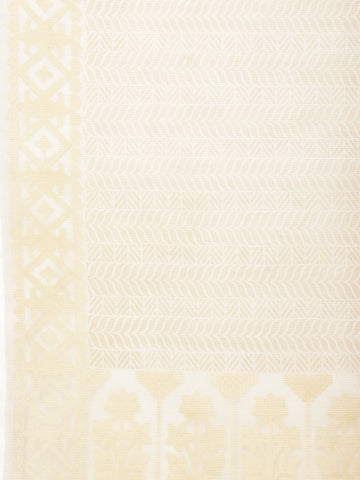 Abstract Printed Cotton Saree