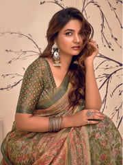 Printed Art Silk Saree